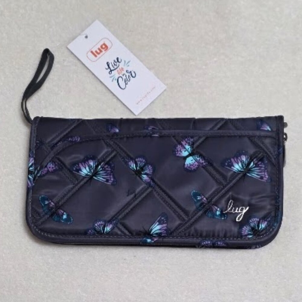 Lug BUTTERFLY GREY Tango SE Travel Wallet NWT